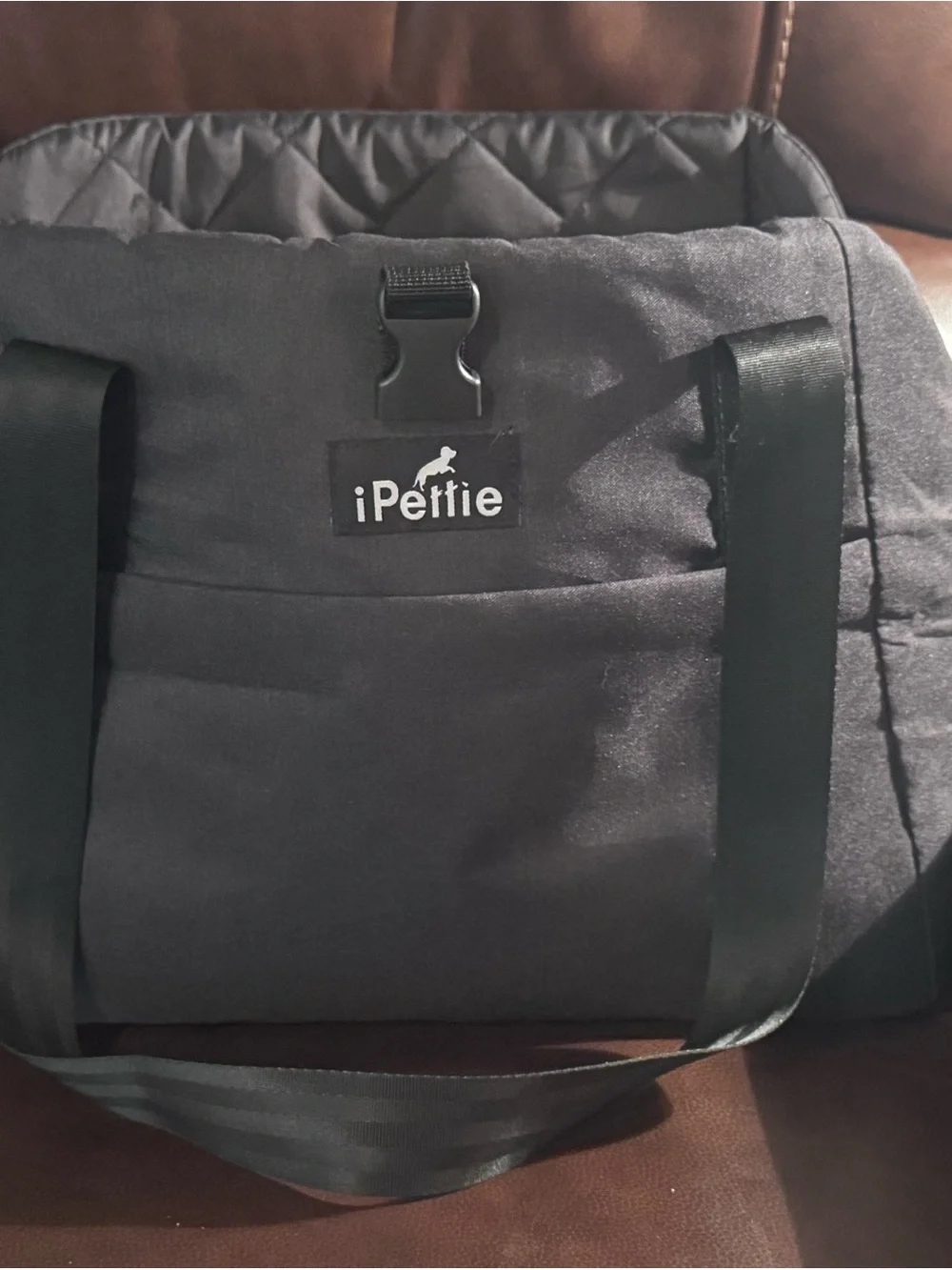 Black Soft-Sided Pet Carrier Tote